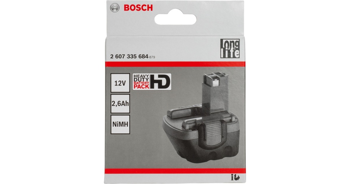 Bosch O-Akkupack (NiMH) 12V 2,6 Ah(schwarz)