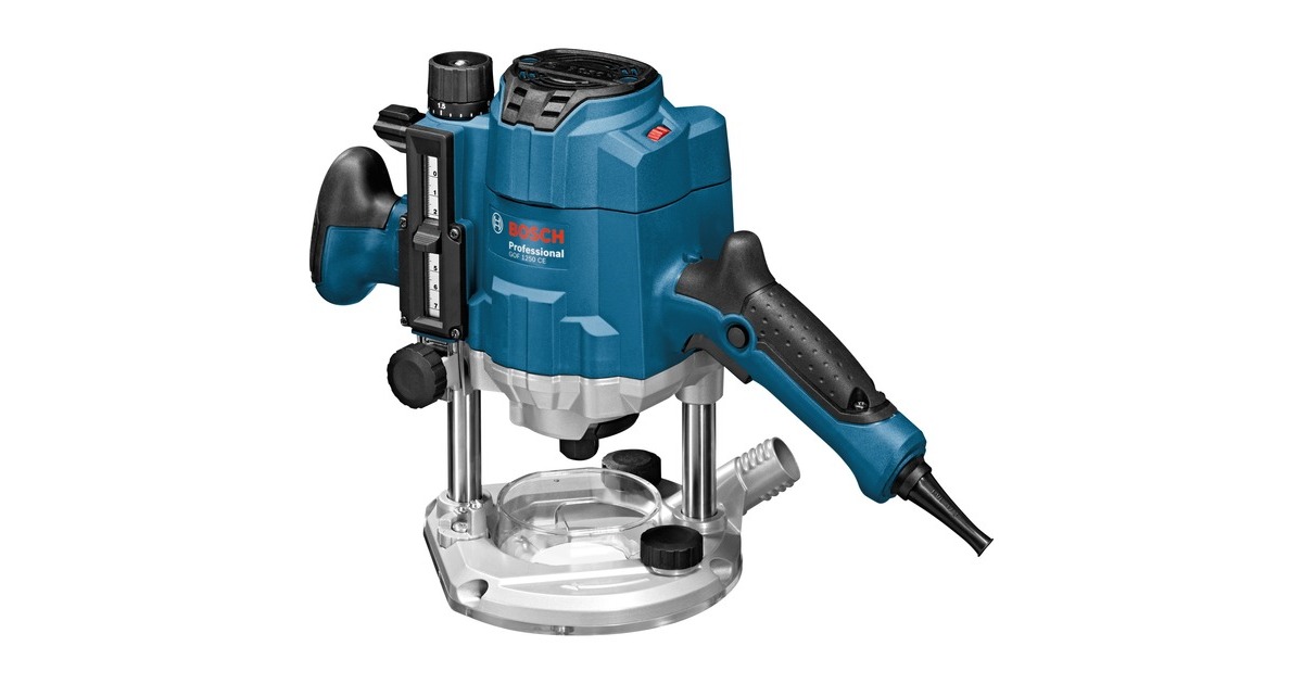 Bosch Oberfräse GOF 1250 CE(blau, 1.250 Watt)