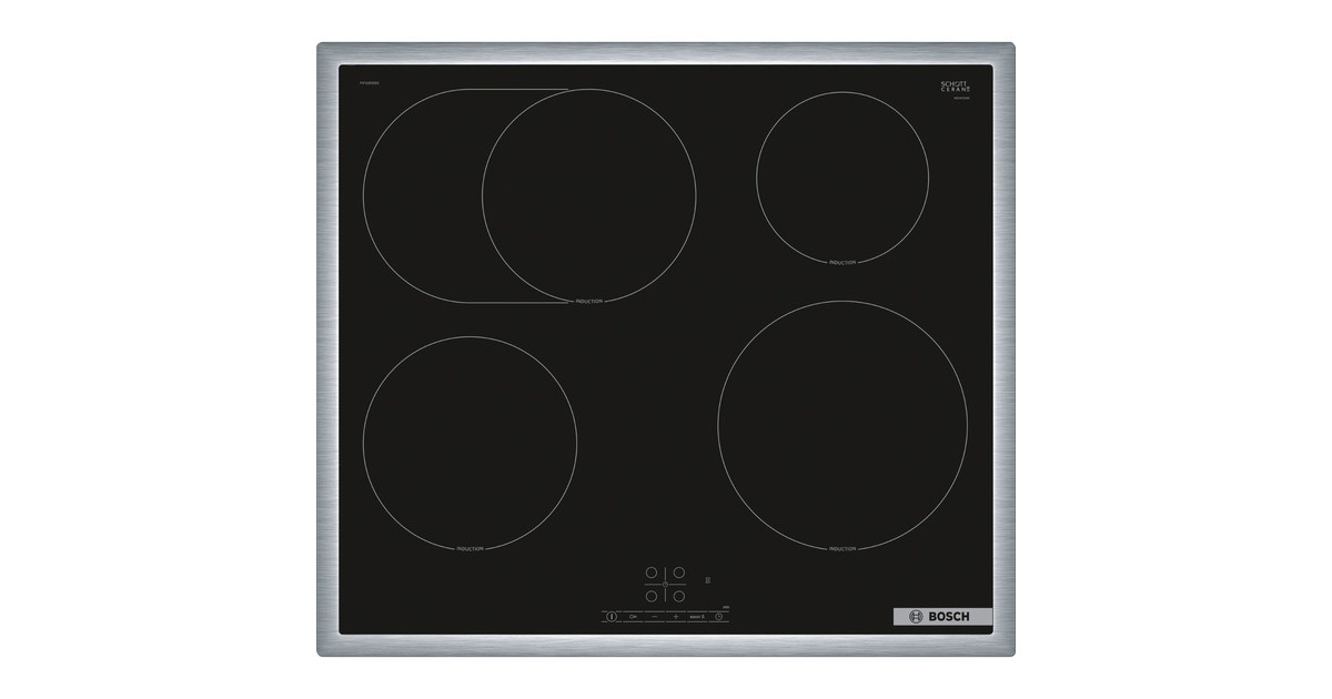 Bosch PIF64RBB5E Serie 4, Autarkes Kochfeld(schwarz/edelstahl)