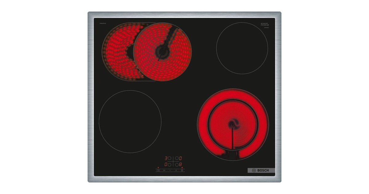 Bosch PKN645BA2E Serie 4, Autarkes Kochfeld(schwarz/edelstahl)