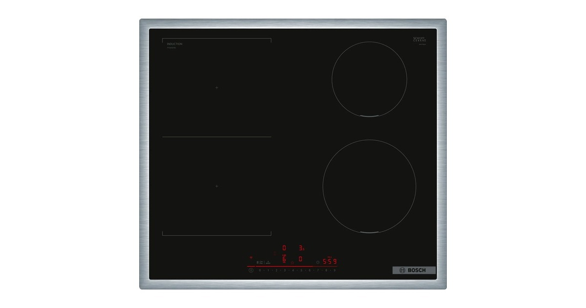 Bosch PVS645HB1E Serie 6, Autarkes Kochfeld(schwarz/edelstahl, 60 cm) Bosch PVS645HB1E Serie 6, Autarkes Kochfeld(schwarz/edelstahl, 60 cm)