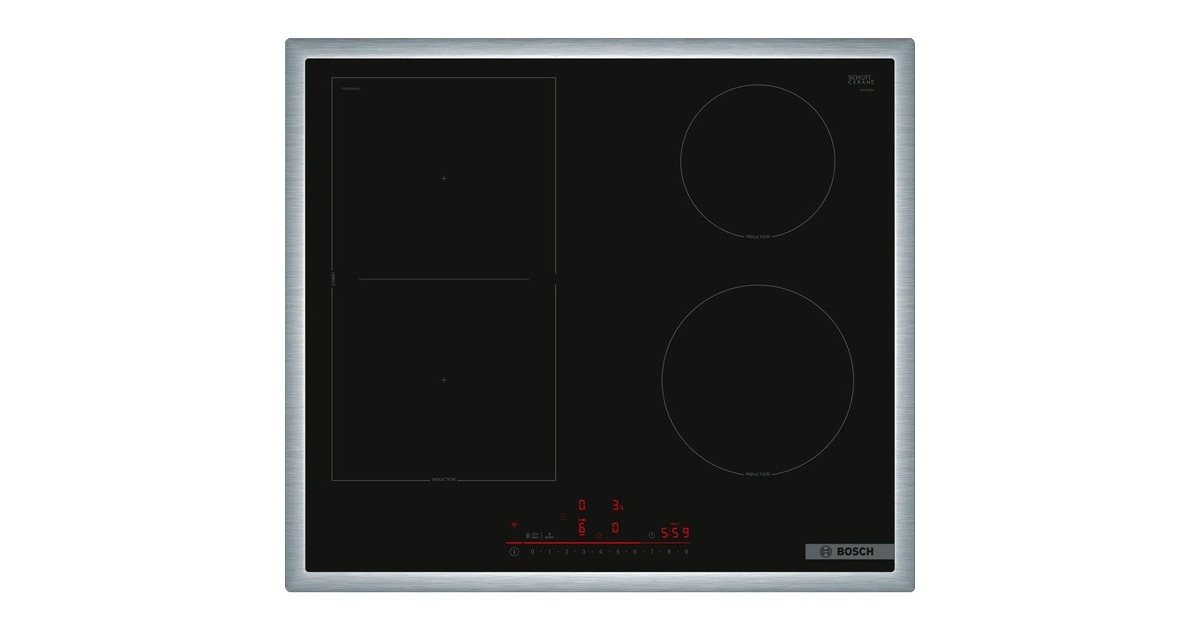 Bosch PVS64RHB1E Serie 6, Autarkes Kochfeld(schwarz/edelstahl, 60 cm) Bosch PVS64RHB1E Serie 6, Autarkes Kochfeld(schwarz/edelstahl, 60 cm)