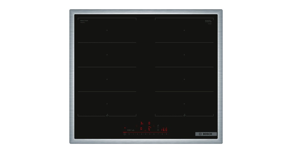 Bosch PXX645HC1E Serie 6, Autarkes Kochfeld(schwarz/edelstahl, 60 cm)