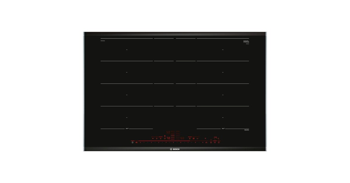 Bosch PXY875DW4E Serie 8, Autarkes Kochfeld(schwarz, 80 cm, Home Connect)