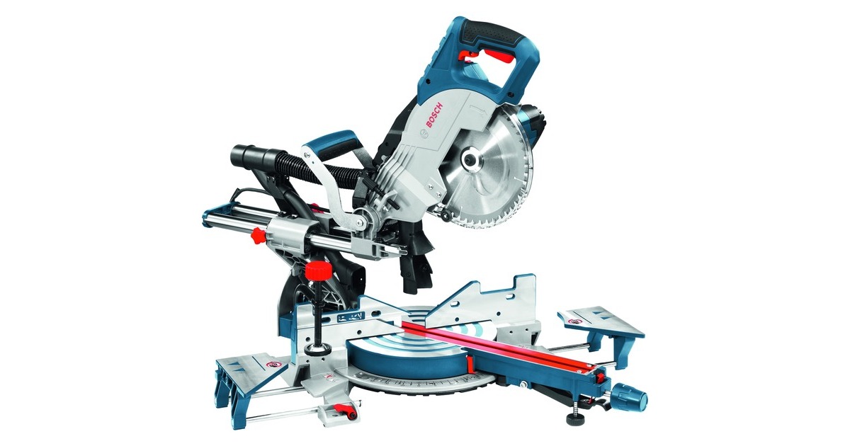 Bosch Paneelsäge GCM 8 SJL Professional, Kapp-und Gehrungssäge(blau/schwarz, 1.600 Watt)
