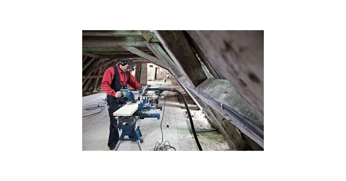 Bosch Paneelsäge GCM 8 SJL Professional, Kapp-und Gehrungssäge(blau/schwarz, 1.600 Watt)