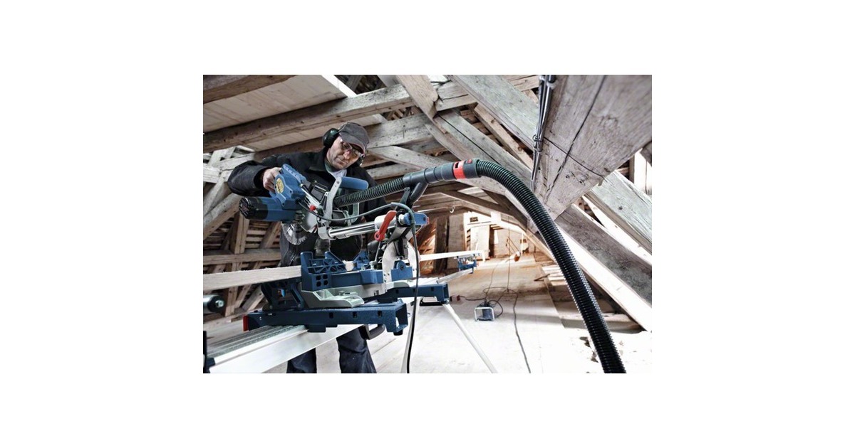 Bosch Paneelsäge GCM 8 SJL Professional, Kapp-und Gehrungssäge(blau/schwarz, 1.600 Watt)