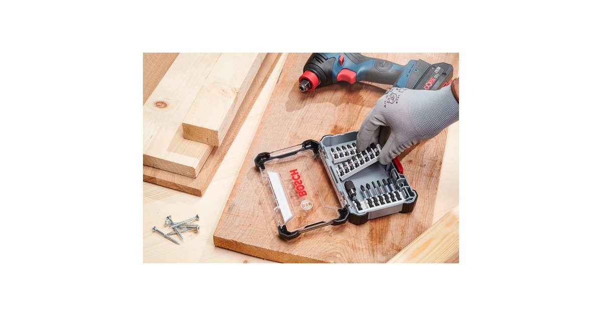 Bosch Pick and Click Impact Control Doppelklingenbit-Satz, 9-teilig(65mm, TORX, PH, PZ, Schlitz)