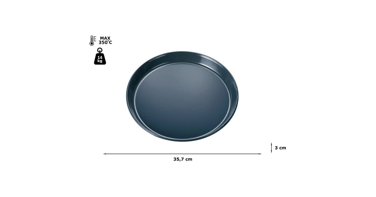 Bosch Pizzaform emailliert HEZ617000, Backblech(anthrazit, Ø 35cm, Outlet) Bosch Pizzaform emailliert HEZ617000, Backblech(anthrazit, Ø 35cm, Outlet)