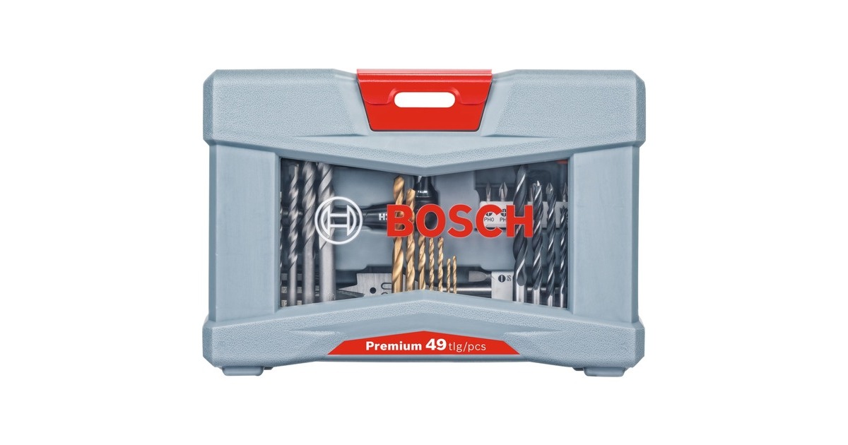 Bosch Premium X-Line Bohrer- /Schrauber-Set, 49-teilig, Bohrer- & Bit-Satz(grün)