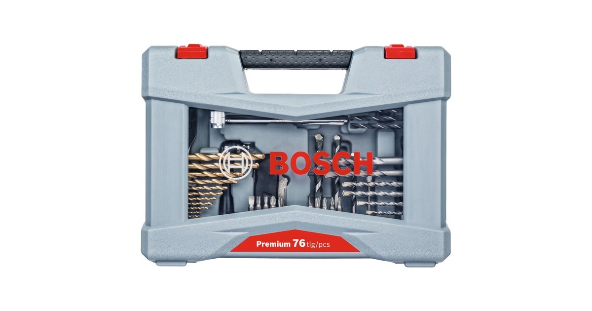 Bosch Premium X-Line Bohrer- /Schrauber-Set, 76-teilig, Bohrer- & Bit-Satz(grün)