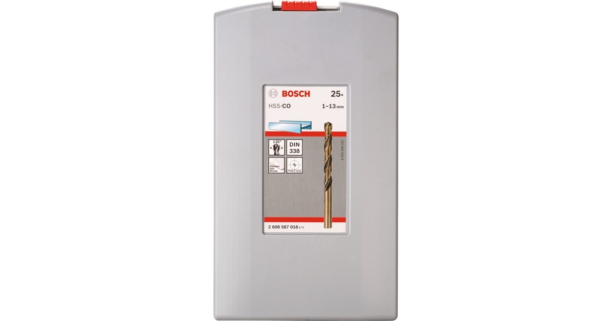Bosch ProBox HSS-Co Robust Line Metallbohrer-Satz, 25-teilig