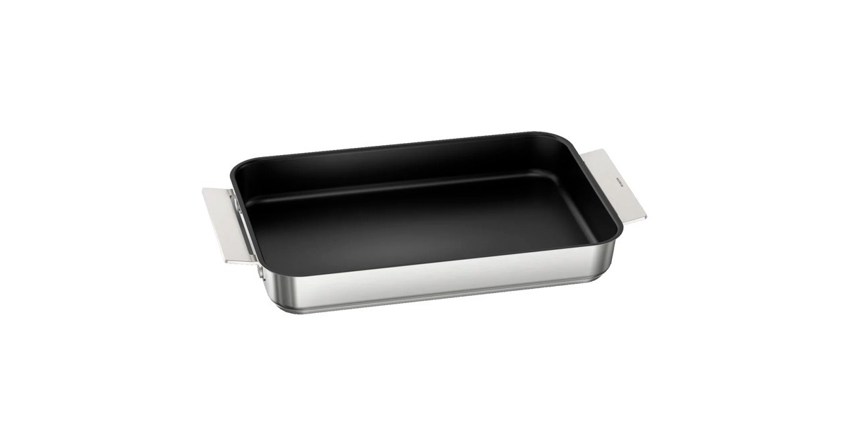 Bosch Pro Induction Flex Pfanne HEZ9FF010(edelstahl/schwarz, groß, 45 x 26cm)