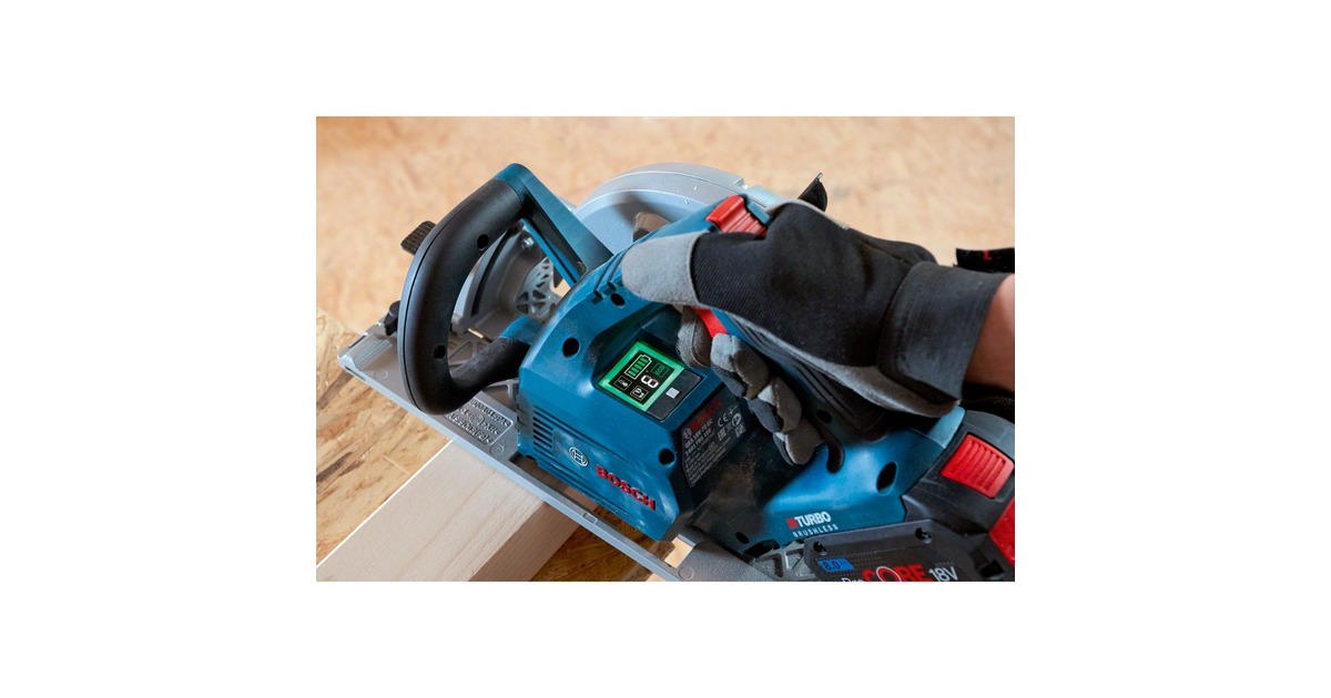 Bosch Profi Set Holzbau 18V: GSB 18V-110C + GKS 18V-68GC + GSA 18V-28, Werkzeug-Set(blau, 1x Akku ProCORE18V 4,0Ah, 2x Akku ProCORE18V 5,5Ah, L-BOXX)