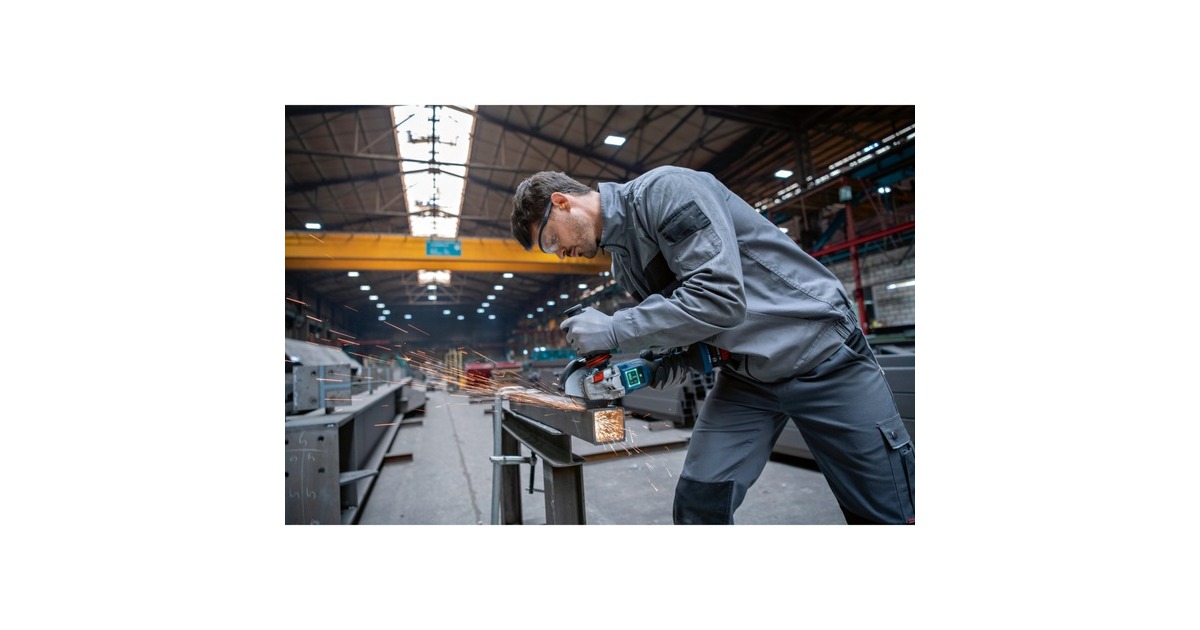 Bosch Profi Set Metall 18V: GSR 18V-90C + GWS 18V-15 PSC + GKM 18V-50 + GGS 18V-23 PLC, Werkzeug-Set(blau, 1x Akku ProCORE18V 4,0Ah, 2x Akku ProCORE18V 5,5Ah, L-BOXX)