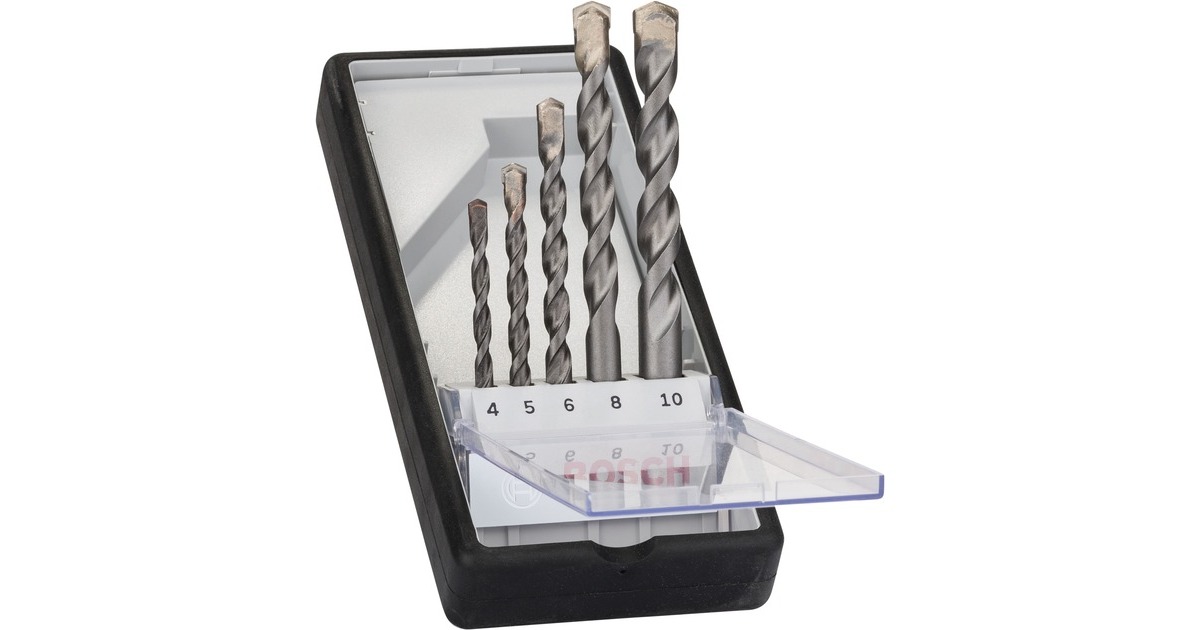 Bosch RobustLine Betonbohrer-Satz Silver Percussion, 5-teilig Bosch RobustLine Betonbohrer-Satz Silver Percussion, 5-teilig