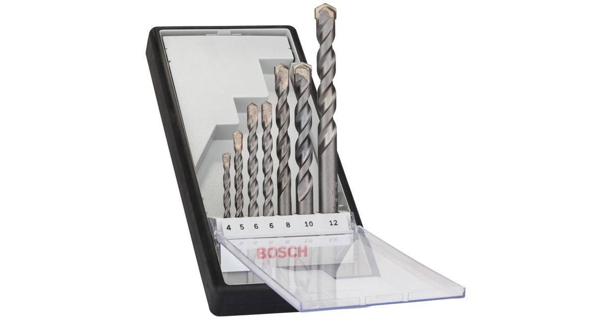 Bosch RobustLine Betonbohrer-Satz Silver Percussion, 7-teilig Bosch RobustLine Betonbohrer-Satz Silver Percussion, 7-teilig