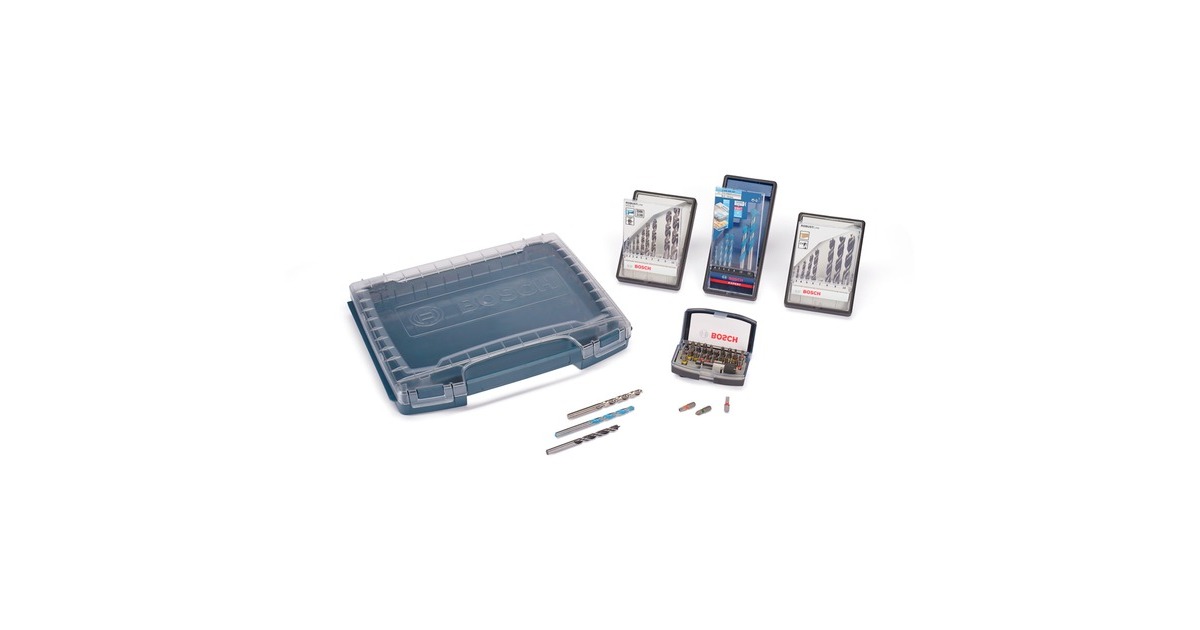 Bosch Robust-Bohrer Set, 5-teilig, mit I-Rack, Bohrer- & Bit-Satz(i-BOXX 53) Bosch Robust-Bohrer Set, 5-teilig, mit I-Rack, Bohrer- & Bit-Satz(i-BOXX 53)