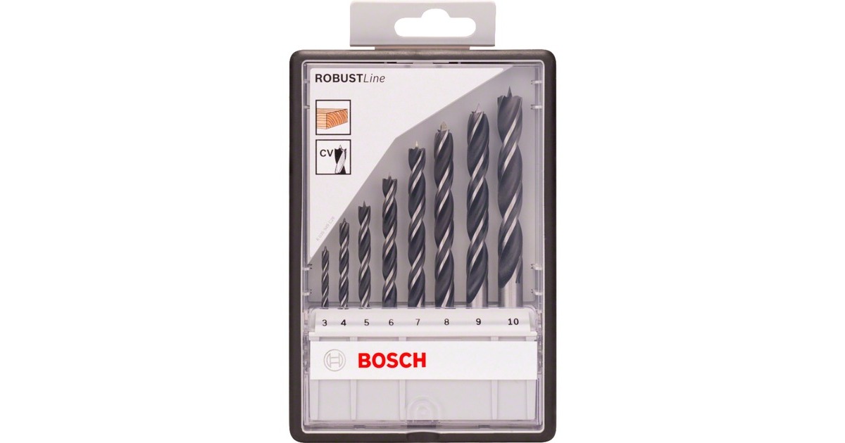 Bosch Robust-Bohrer Set, 5-teilig, mit I-Rack, Bohrer- & Bit-Satz(i-BOXX 53)
