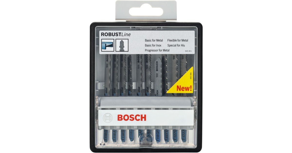 Bosch Robust Line Stichsägeblatt-Satz Metal Expert, 10-teilig