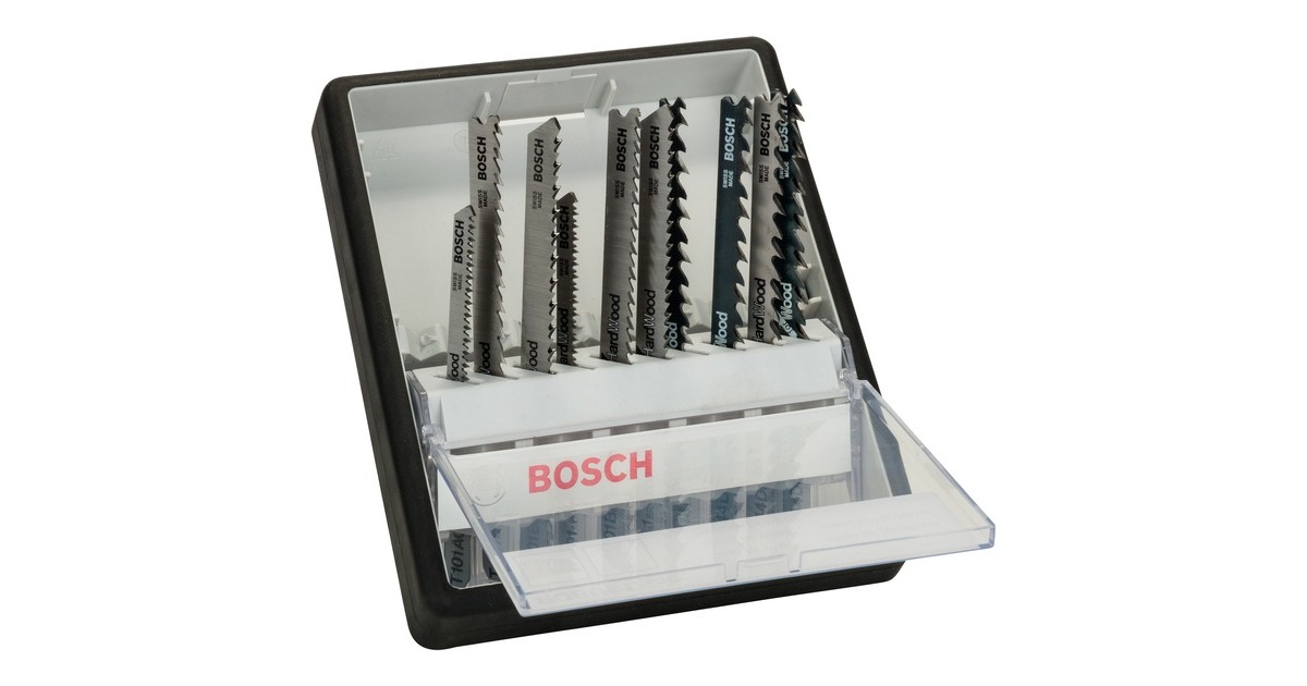 Bosch Robust Line Stichsägeblatt-Satz Wood, 10-teilig