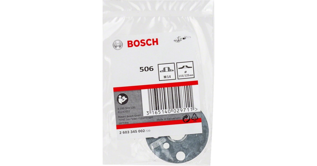 Bosch Rundmutter mit Flanschgewinde M 14(für Faserscheiben Ø 115-125mm)