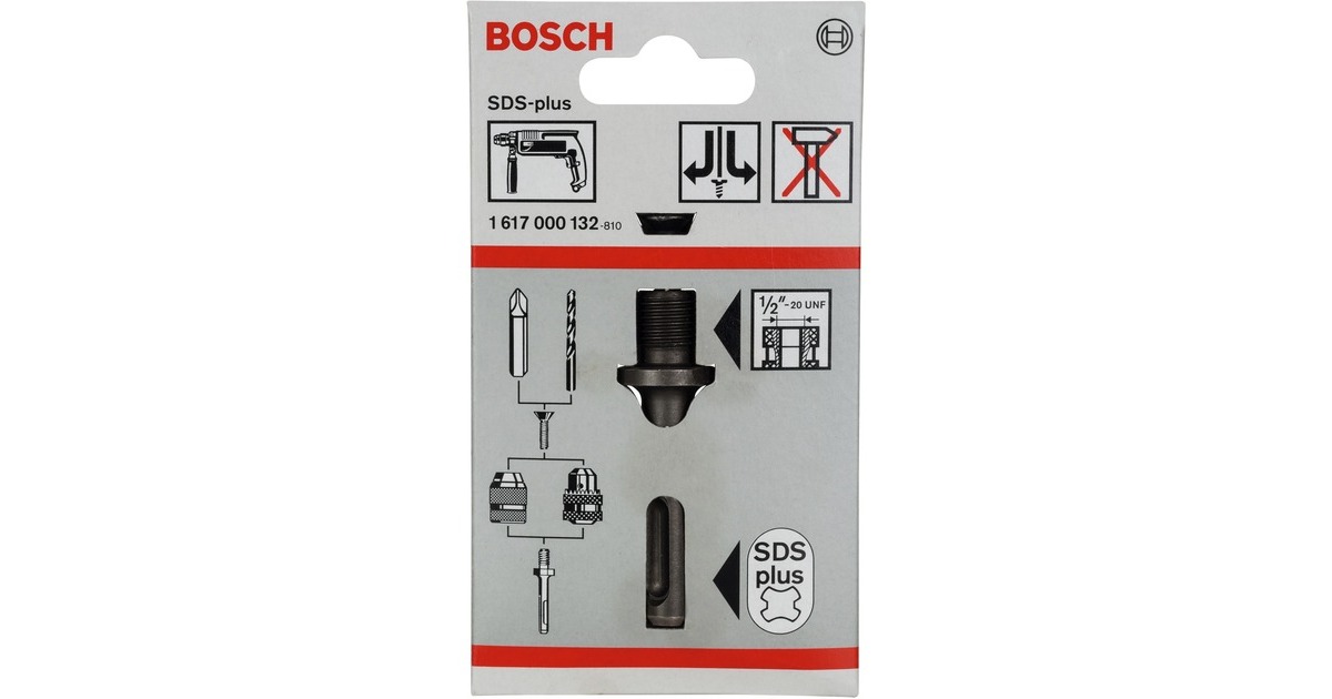 Bosch SDS-plus-Aufnahmeschaft für Bohrfutter, Adapter(für Bohrhämmer)