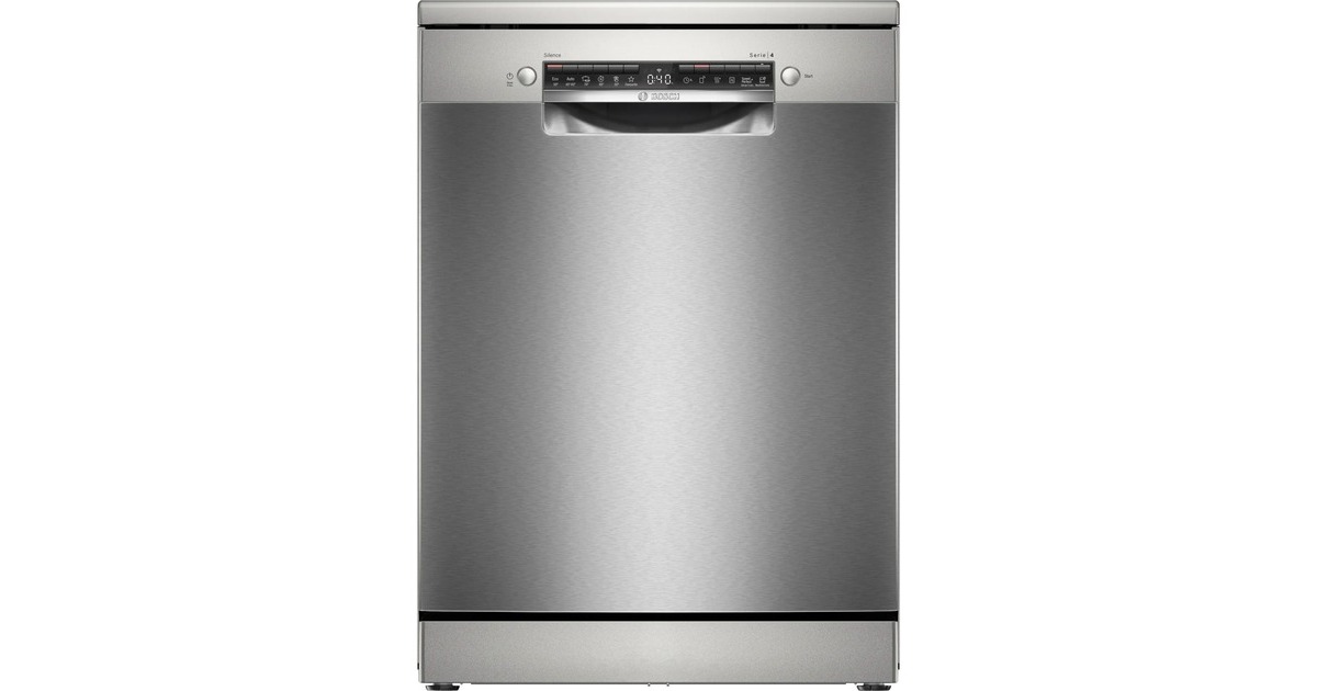 Bosch SMS4HTI00E Serie 4, Spülmaschine(silber/inox, 60 cm, Home Connect)