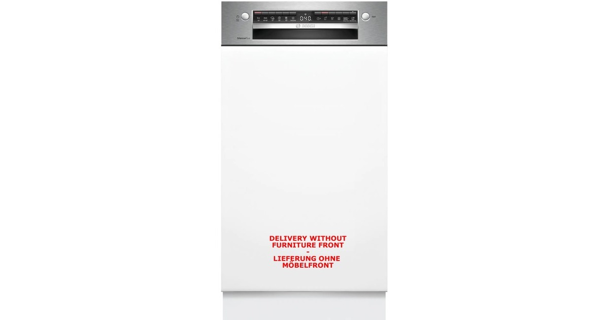 Bosch SPI4HMS49E Serie 4, Spülmaschine(edelstahl, 45 cm, Home Connect)