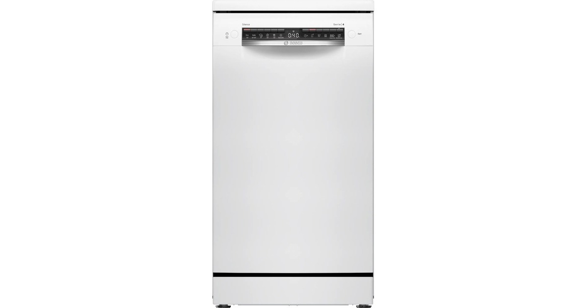 Bosch SPS4HKW49E Serie 4, Spülmaschine(weiß, 45 cm, Home Connect)
