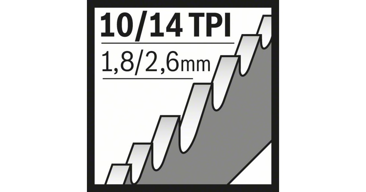 Bosch Säbelsägeblatt S 1122 VF Flexible for Wood and Metal, 5 Stück(Länge 225mm)