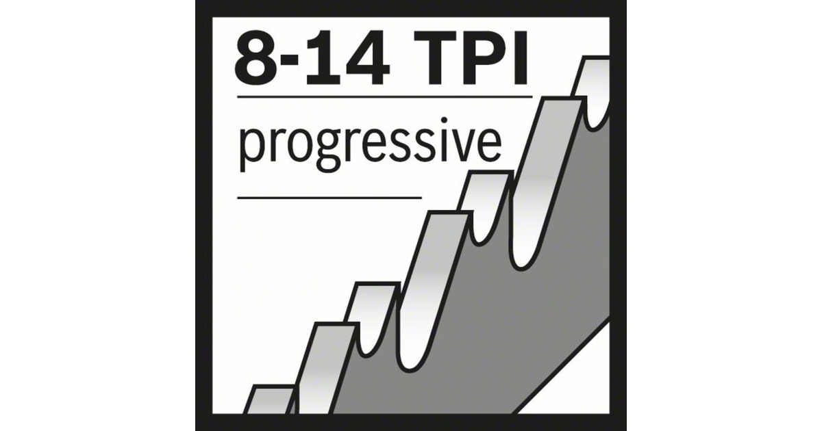 Bosch Säbelsägeblatt S 123 XF Progressor for Metal, 5 Stück(Länge 150mm)