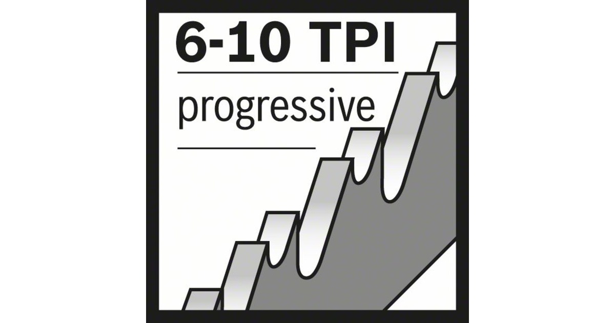 Bosch Säbelsägeblatt S 2345 X Progressor for Wood, 5 Stück(Länge 200mm)
