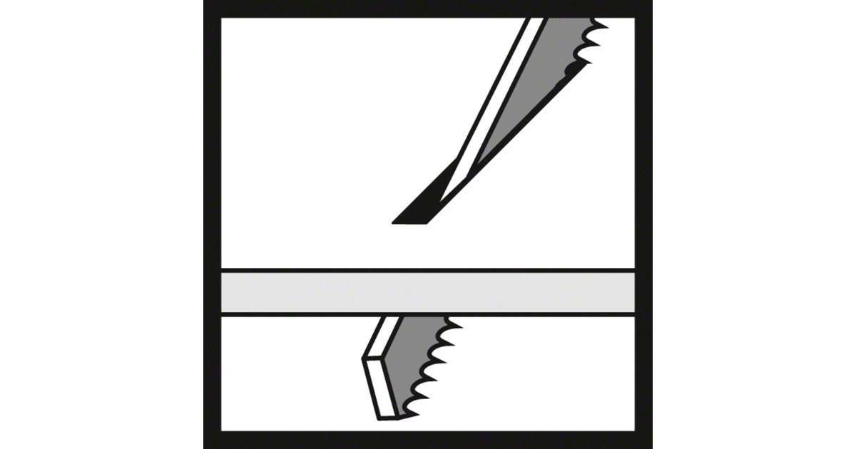 Bosch Säbelsägeblatt S 611 DF Heavy for Wood and Metal, 2 Stück(Länge 150mm)