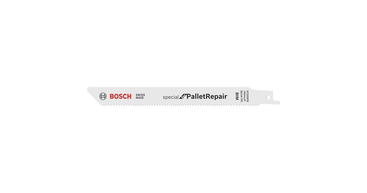 Bosch Säbelsägeblatt S 722 VFR Special for Pallet Repair, 100 Stück(Länge 190mm) Bosch Säbelsägeblatt S 722 VFR Special for Pallet Repair, 100 Stück(Länge 190mm)