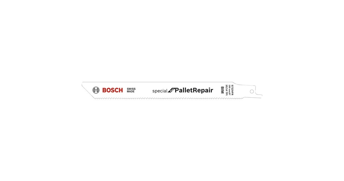 Bosch Säbelsägeblatt S 722 VFR Special for Pallet Repair, 5 Stück(Länge 190mm) Bosch Säbelsägeblatt S 722 VFR Special for Pallet Repair, 5 Stück(Länge 190mm)