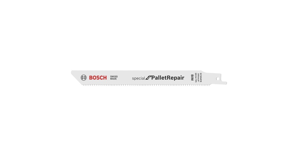 Bosch Säbelsägeblatt S 725 VFR Special for Pallet Repair, 5 Stück(Länge 190mm) Bosch Säbelsägeblatt S 725 VFR Special for Pallet Repair, 5 Stück(Länge 190mm)