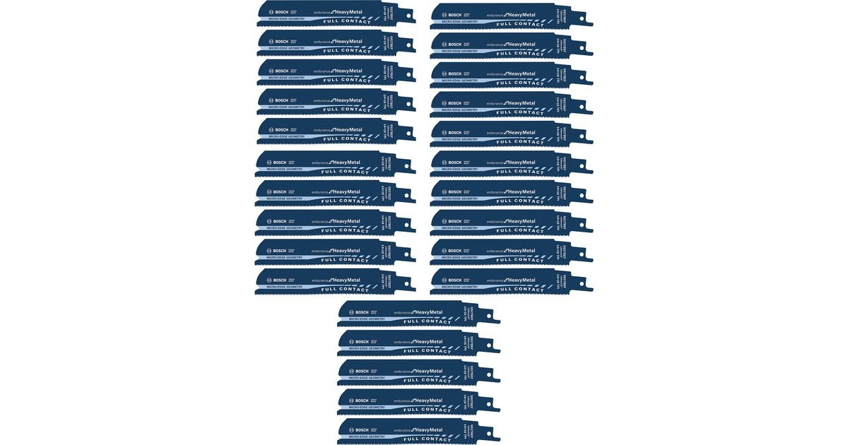 Bosch Säbelsägeblatt S 927 BEF Endurance for Heavy Metal, 25 Stück(Länge 150mm)