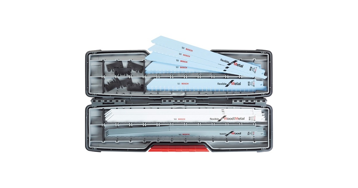 Bosch Säbelsägeblatt-Satz Wood and Metal, 20-teilig(in ToughBox)