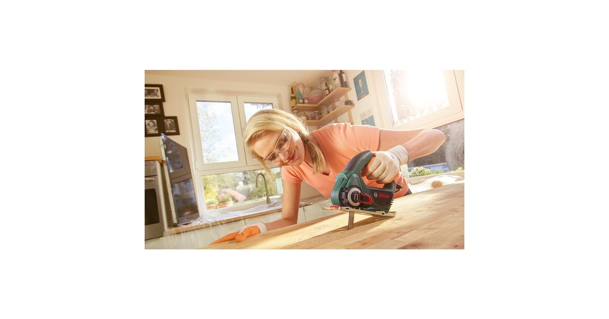 Bosch Säge NanoBlade EasyCut 50, Kettensäge(grün/schwarz, Koffer, 500 Watt)