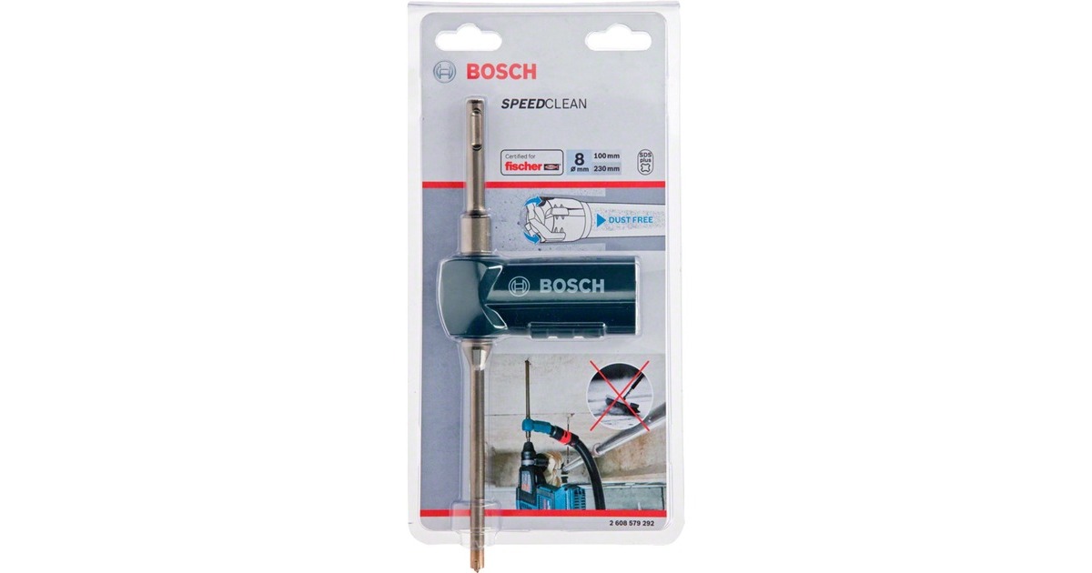 Bosch Saugbohrer SDS plus-9 Speed Clean, Ø 8mm(Arbeitslänge 100mm)