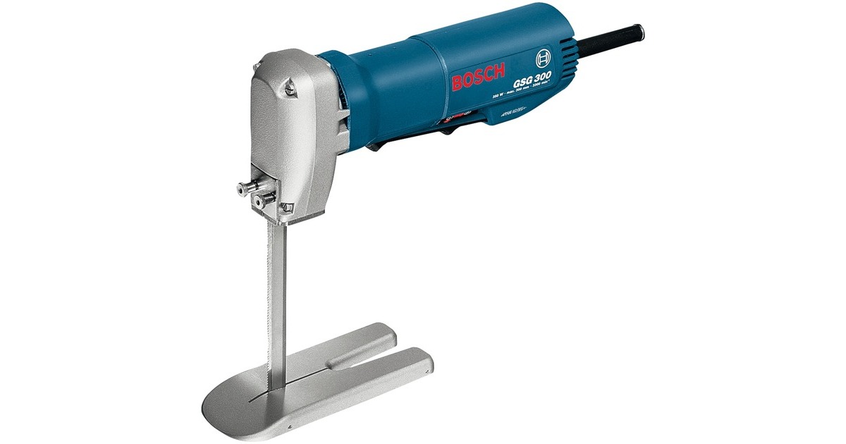 Bosch Schaumstoffsäge GSG 300 Professional, Stichsäge(blau/schwarz, 350 Watt)