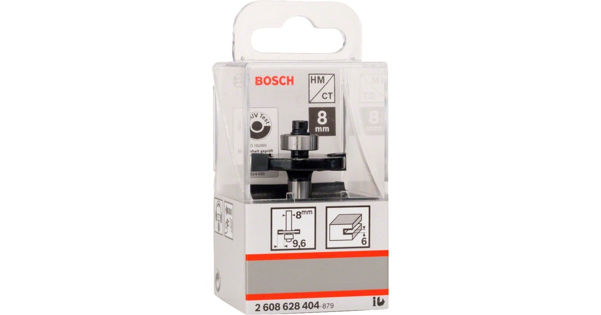 Bosch Scheiben-Nutfräser Standard for Wood, Ø 32mm, Arbeitsbreite 6mm(Schaft Ø 8mm, zweischneidig)