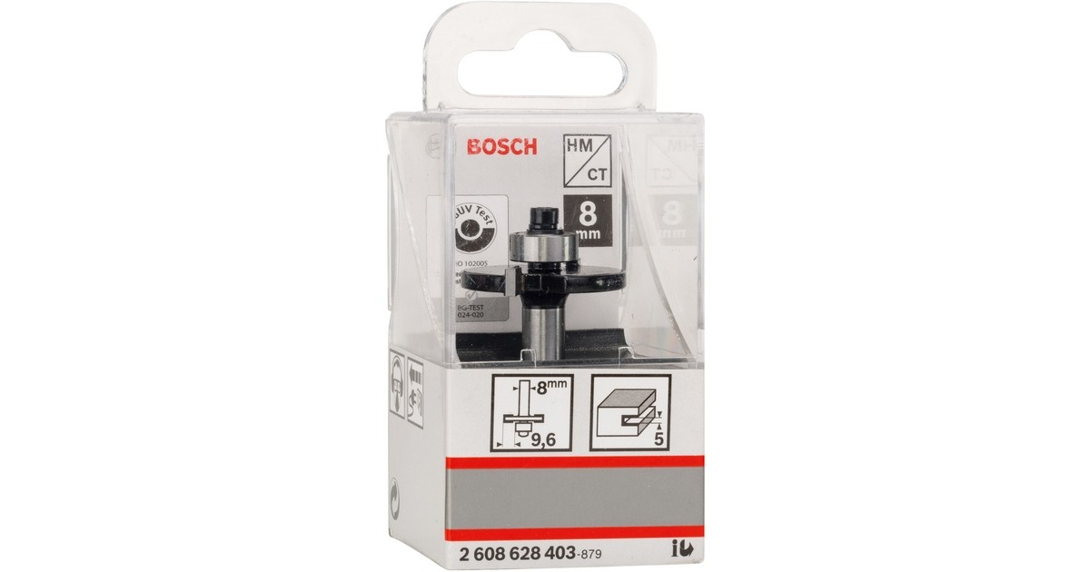 Bosch Scheibennutfräser Standard for Wood, Ø 32mm, Arbeitslänge 5mm(Schaft Ø 8mm, zweischneidig, Anlaufkugellager)