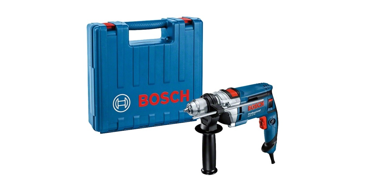 Bosch Schlagbohrmaschine GSB 16 RE Professional(blau/schwarz, 750 Watt, Koffer) Bosch Schlagbohrmaschine GSB 16 RE Professional(blau/schwarz, 750 Watt, Koffer)