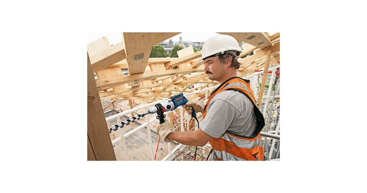 Bosch Schlagbohrmaschine GSB 21-2 RCT Professional(blau/schwarz, 1.300 Watt, Koffer)