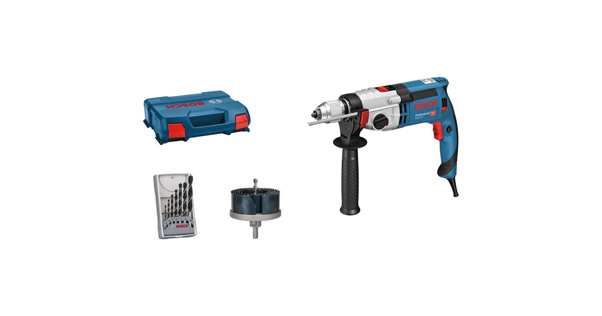 Bosch Schlagbohrmaschine GSB 24-2 Professional(blau/schwarz, 1.100 Watt, L-Case) Bosch Schlagbohrmaschine GSB 24-2 Professional(blau/schwarz, 1.100 Watt, L-Case)