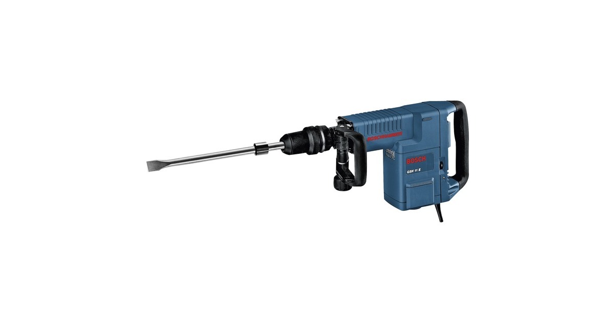Bosch Schlaghammer GSH 11 E Professional(blau, 1.500 Watt, Koffer)