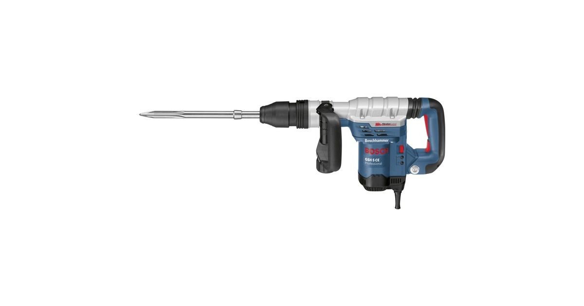 Bosch Schlaghammer GSH 5 CE Professional, Meißelhammer(blau/schwarz, 1.150 Watt, Koffer)