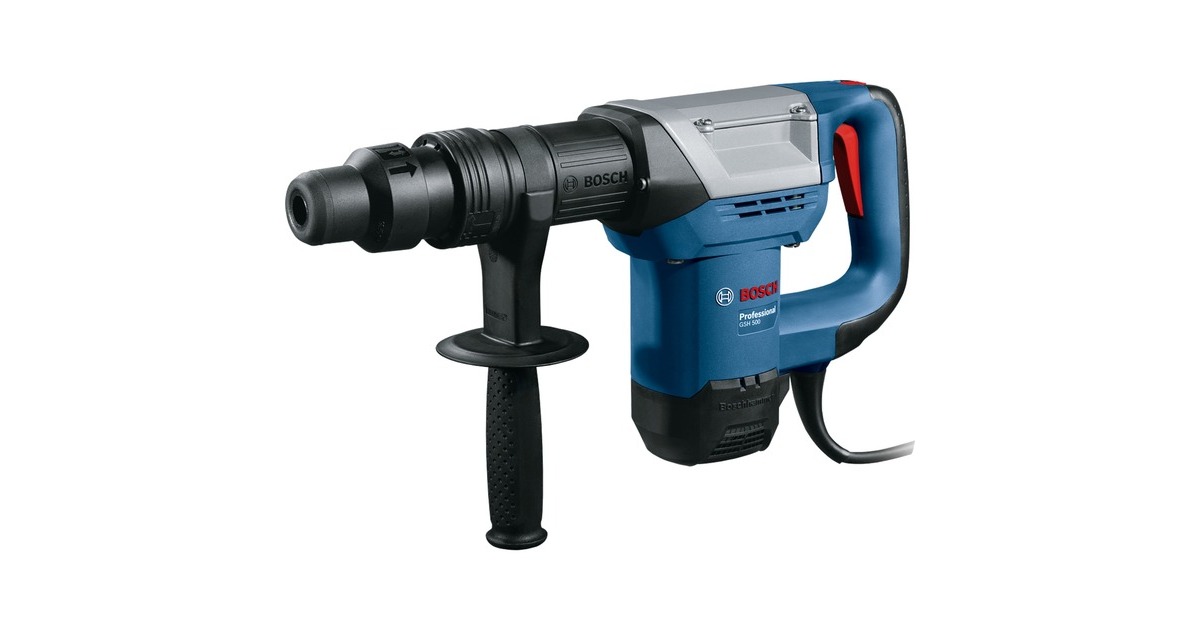 Bosch Schlaghammer GSH 5 Professional, Meißelhammer(blau/schwarz, 1.100 Watt, Koffer)